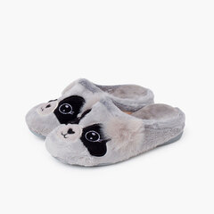 Chaussons type sabot panda Gris