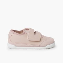 Baskets barefoot combinées semelle blanche Rose