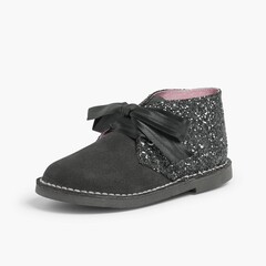 Bottes Glitter Fille  Gris